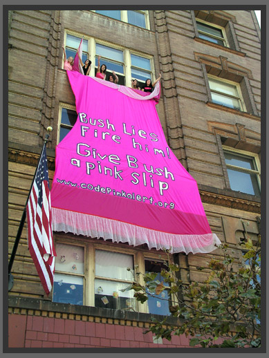 code pink banner