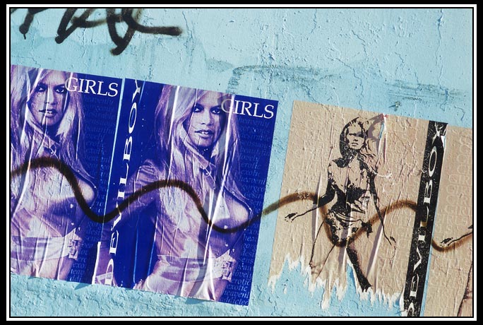 posters and graffiti