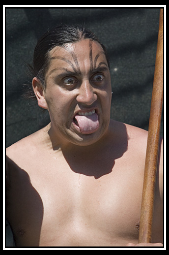 maori dancer