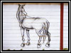 horse graffiti icon